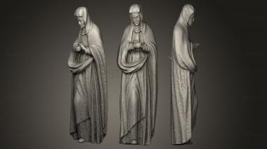 3D model Sculpture of a Nun (STL)